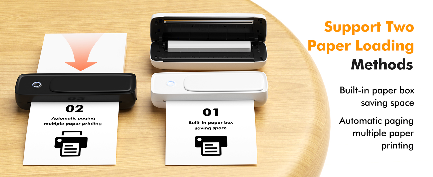Portable  Thermal Paper Printe - Printer Paper review and price
