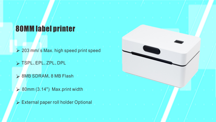 2026new Cheapest 80mm Thermal  - Label Printer review and price