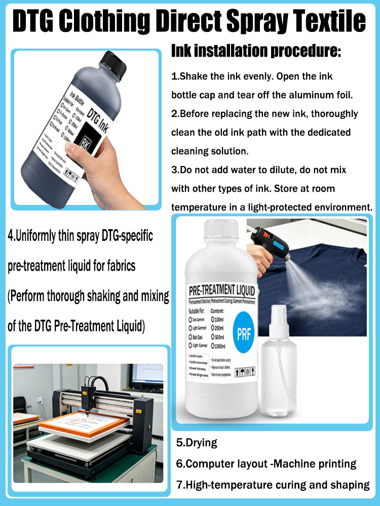 DTG Pretreatment Liquid DTG Pr - Commercial Fabric Printing Machine review and price